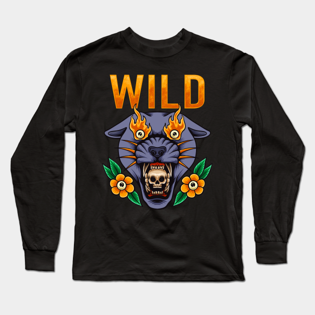 Wild leopard - Wildlife - Long Sleeve T-Shirt | TeePublic Wild leopard - Wildlife - Long Sleeve T-Shirt | TeePublic